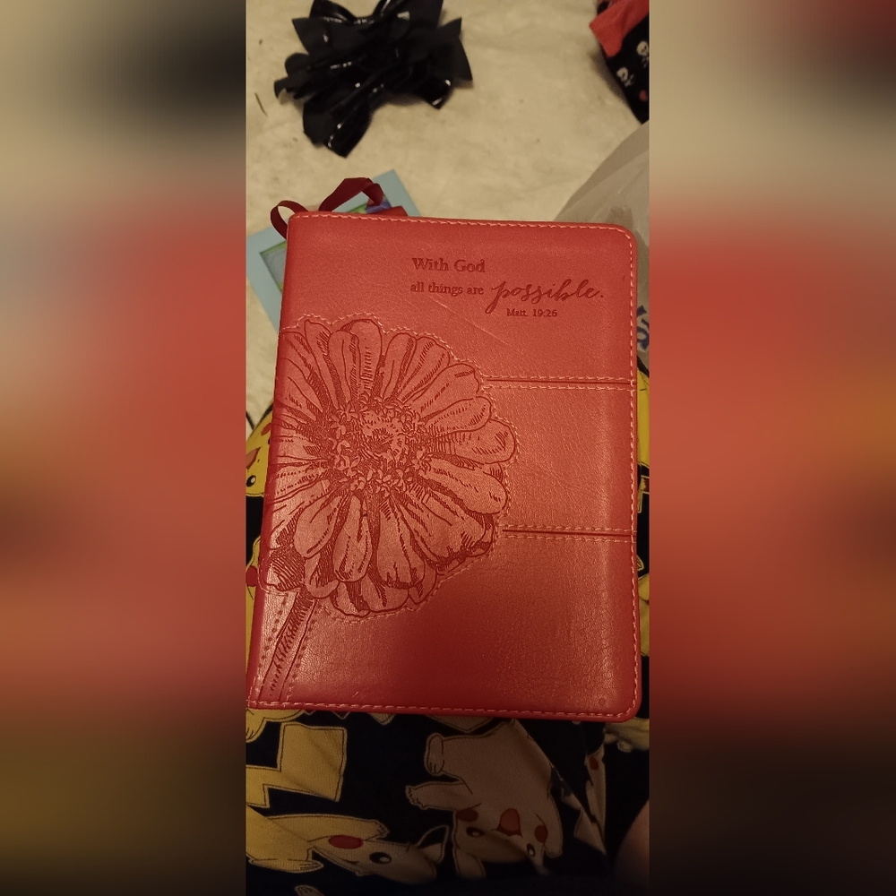 Religious notebook with bookmark